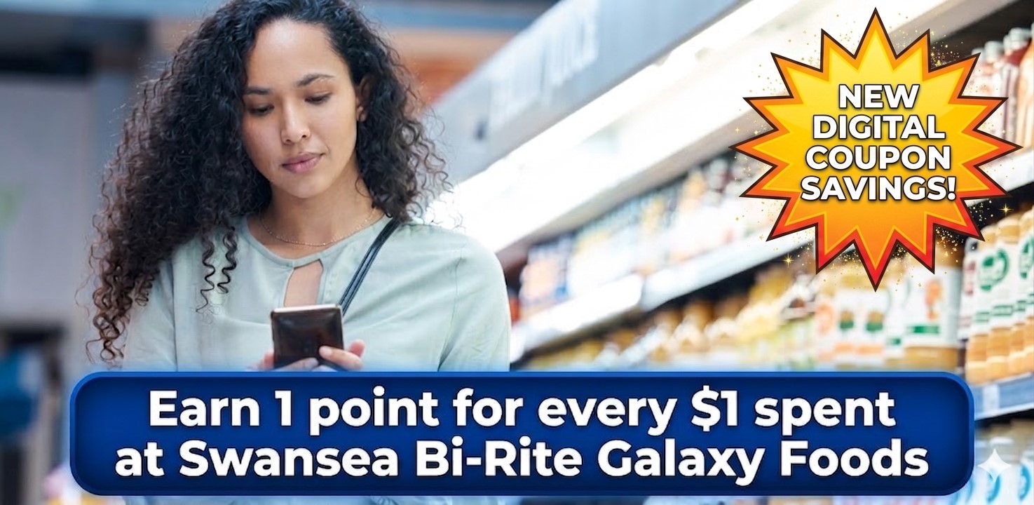 Image of woman shopping and looking at phone app